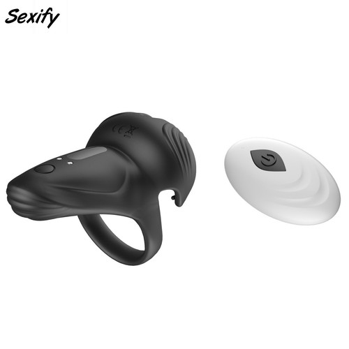 Remote Control Vibrating Cock Penis Ring Testicle Massager Stimulator Sex Toy - Picture 7 of 21