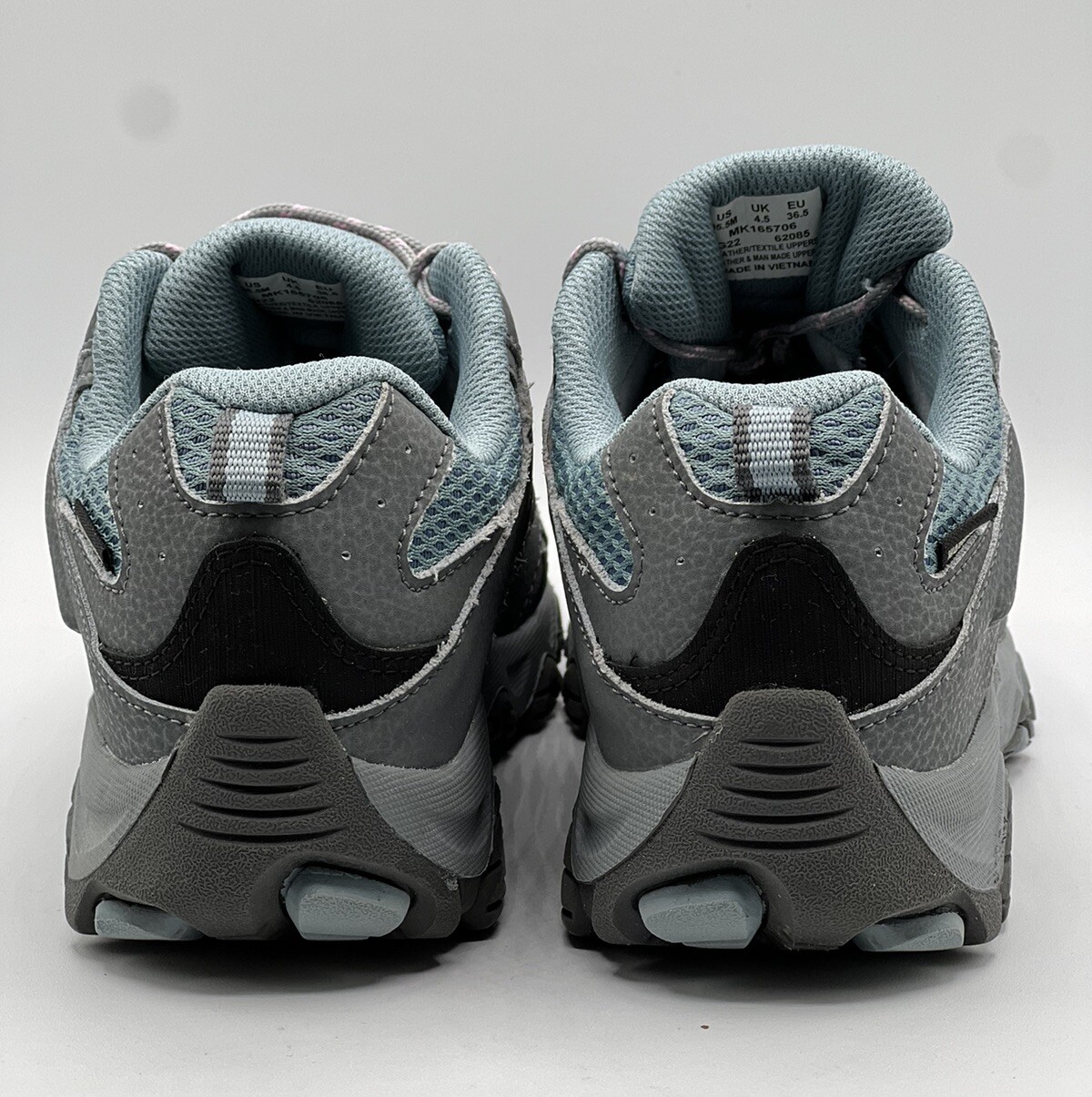 Scarpa da trekking Merrell Moab 3 bassa WTRPF altitudine 5 5 US unisex bambino grande usata in ottime condizioni