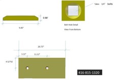 Cutting Edge fits Komatsu 416-815-1320
