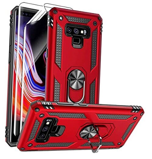 for Samsung Note 9 Phone Case, Galaxy Note 9 Case with 3D PET Screen Red