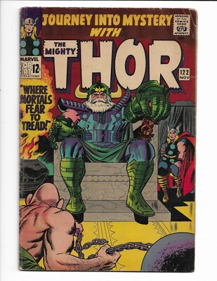 Journey Into Mystery 122 1965 Marvel Comics VG 4.0 Thor Odin Loki Jane Foster