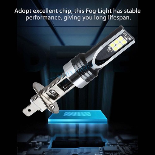 H1 LED 12SMD Headlight Bulbs Conversion Kit High Low Beam 100W 6500K Super White - Picture 6 of 6