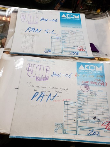 Lot of 100 "GI Joe Extreme" Production Pcs, Animation Cels, Pencil Sketch, Notes - Picture 8 of 8