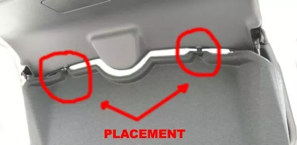 Nissan Juke (F15E) Parcel Shelf Clip, Rear