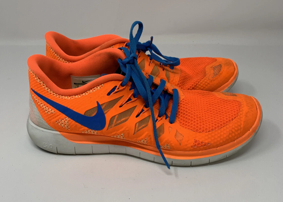 Underholdning motor Hen imod Men&#039;s Nike Free 5.0 Bright Orange Running Shoes Sneaker 642198-801  Size 8 | eBay