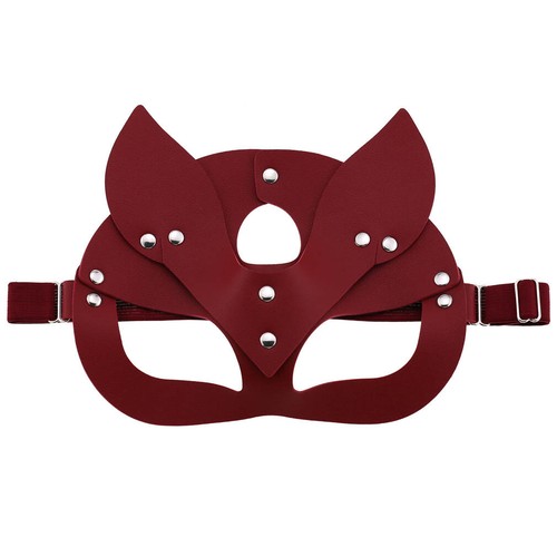 Fox Mask Costume Accessory for Women Masquerade Adjustable Head Half Face Mask - Picture 9 of 15