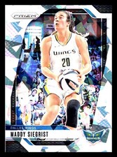 2024 Panini Prizm WNBA Ice Prizms #94 Maddy Siegrist Dallas Wings