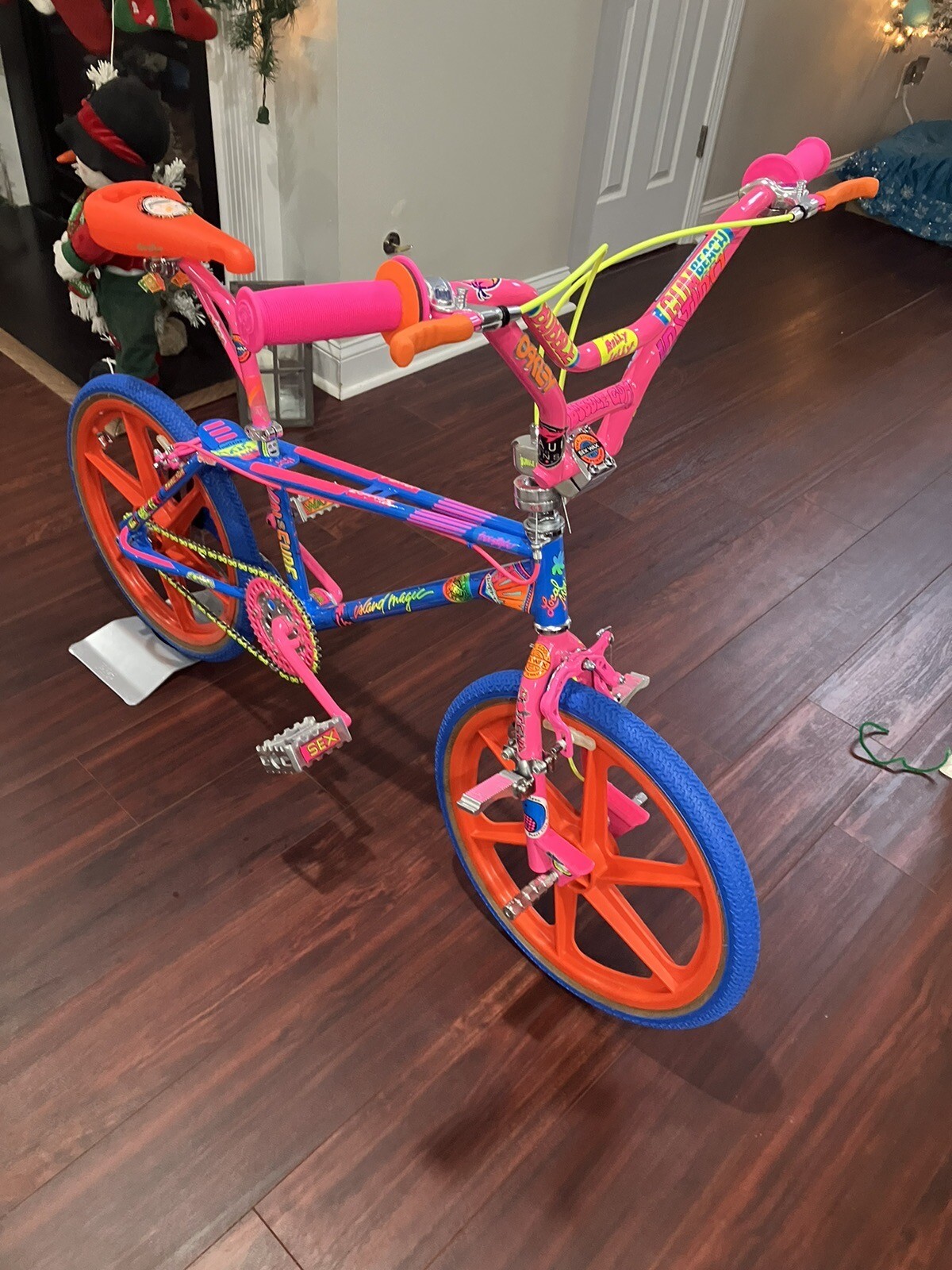 1987 Torker Custom Surf 80’s Freestyle BMX BIKE Bicycle Set Old School