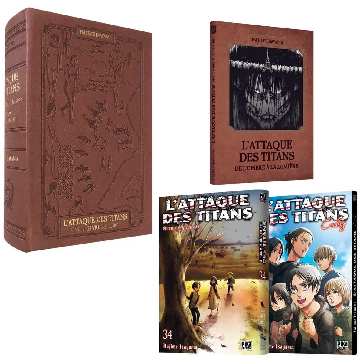 L attaque Des Titans Tome 34 édition Limitée Précommande