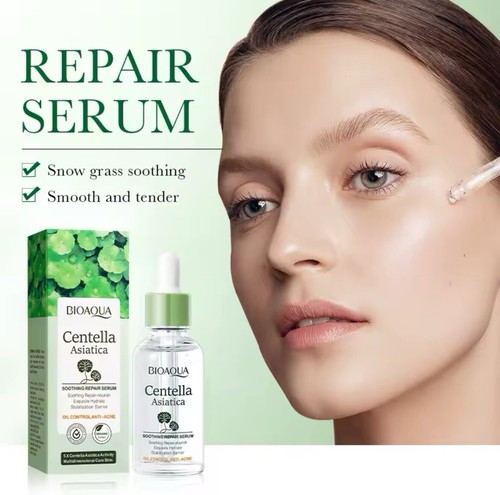 Centella Asiatica Extract Serum with Aloe and Green Tea for Soothing Sensitive - - Picture 2 of 4
