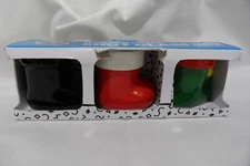 BIGMOUTH INC Holiday Cheer shot glass set - set of 3 (DAMAGED BOX)
