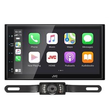 JVC KW-M56BT 6.8" Multimedia Receiver w/ License Plate Style Backup Camera