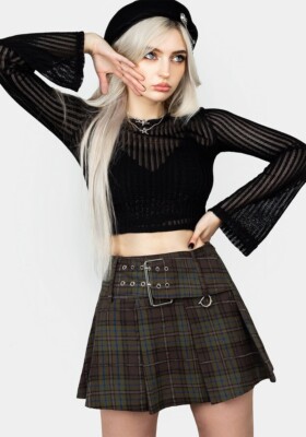 NWOT Disturbia Rumpel Belted Mini Skirt Size 12 *PLEASE READ DESCRIPTION*