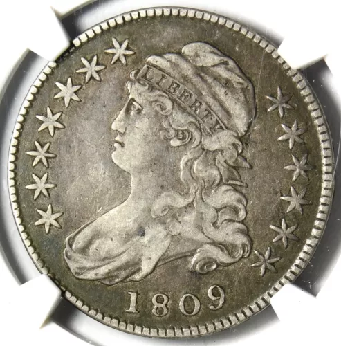 😎❌❌❌😍🔥NGC VF20 O-102 XXX 1809 BUST HALF DOLLAR