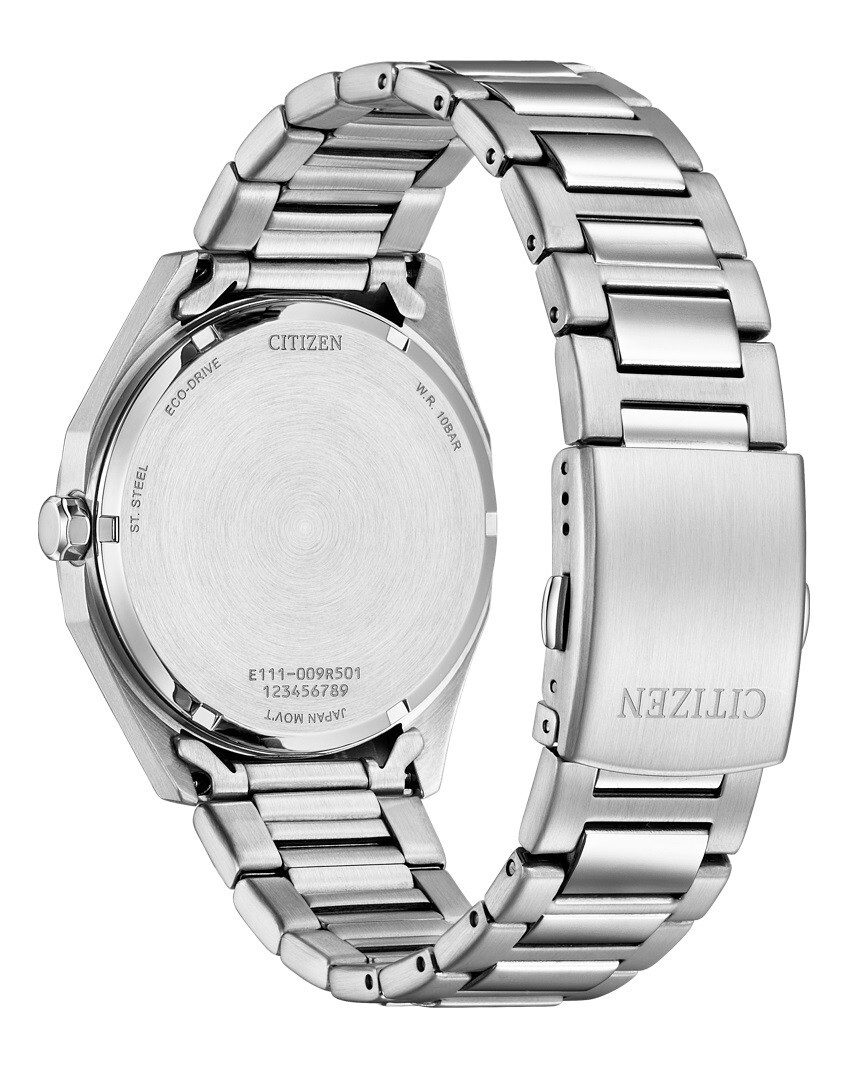 Citizen Eco-Drive BM7630-80Z Orange Analog Octagonal Design Solar
