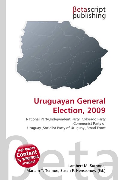 Lambert M. Surhone (U. A.) | Uruguayan General Election, 2009 | Taschenbuch-image