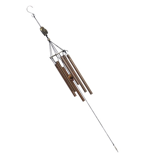 1PC Metal Multi-tube Rust-proof Elephant Shape Wind Chime Metal Manual Music - Picture 2 of 12