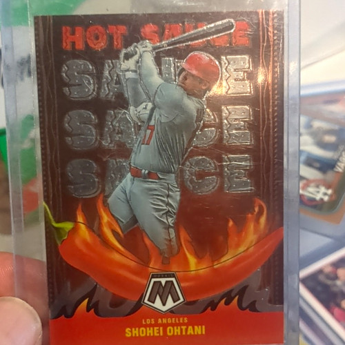 Panini 2022 Mosaic Hot Sauce Shohei Ohtani Insert #HS-6 Angels