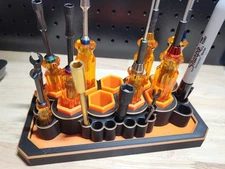 RC Driver Tool Holder Stand For MIP, Protek Hex And Nut Drivers