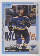 2020-21 O-Pee-Chee Blue Border Zach Sanford #141 00ab