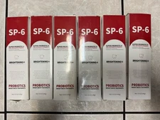 6 Super Probiotic-6 Oral Microbiota Strength Bright White Toothpaste SP-6 4.9oz.