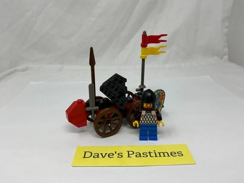 Lego 1971 Castle BLACK KNIGHT'S BATTERING RAM Complete NO INSTRUCTIONS