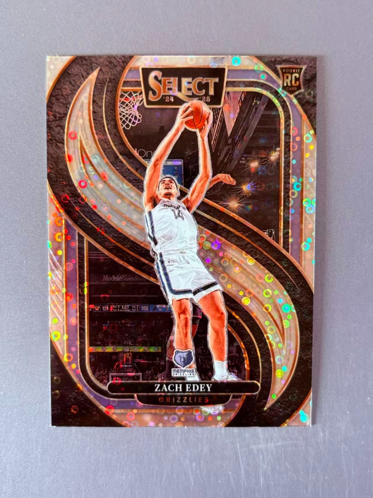 Zach Edey 2024-25 Panini Select Premier Disco Prizm RC #192