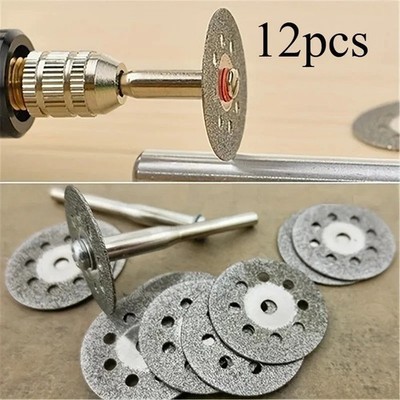 12PCS 22mm HSS Cutting Discs   Metal Cut-Off Blades for Dremel Rotary Tools**