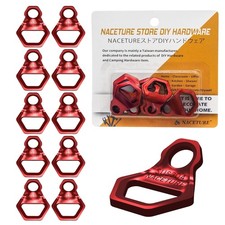 Heavy Duty Motorcycle Tie Down Anchor Hooks 10 Pack For Truck Trailer