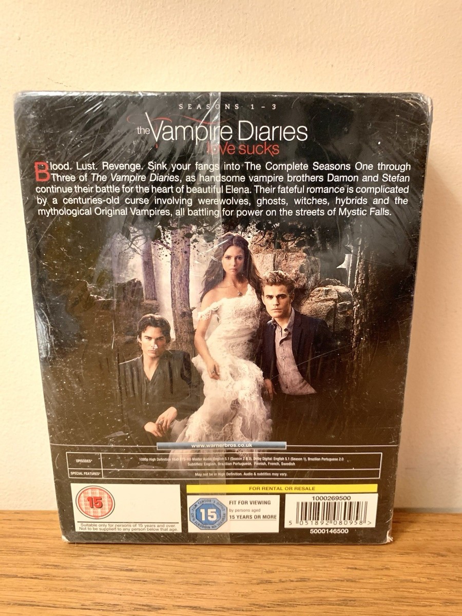 Vampire Diaries Series 1-3 Complete (Blu-ray, 2012) for sale