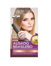 Kativa Brazilian Straightening Blonde Kit, 12 Weeks of Home Use Professional