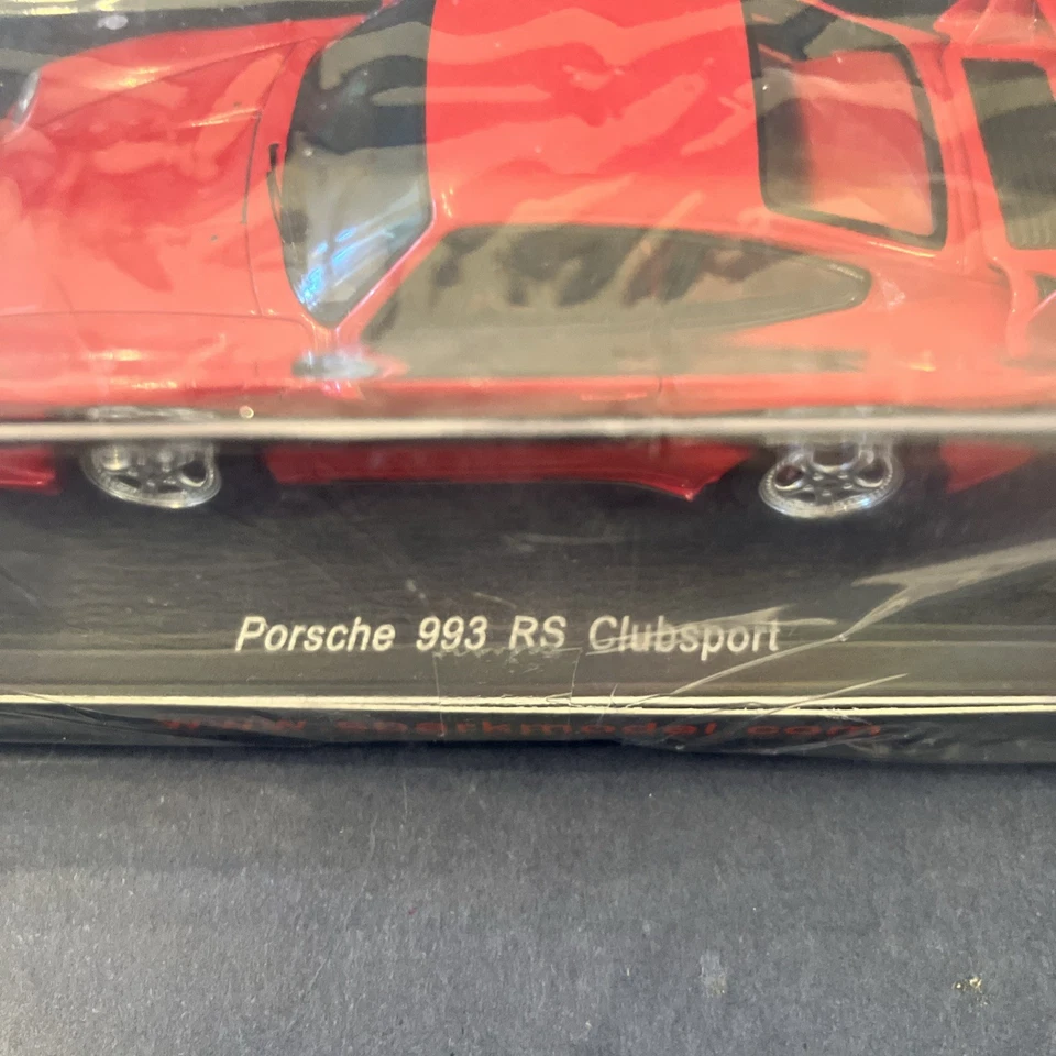 1/43 Spark 1995 Porsche 993 RS Clubsport Red S4474 Diecast Model Car NEW - Image 4 of 4