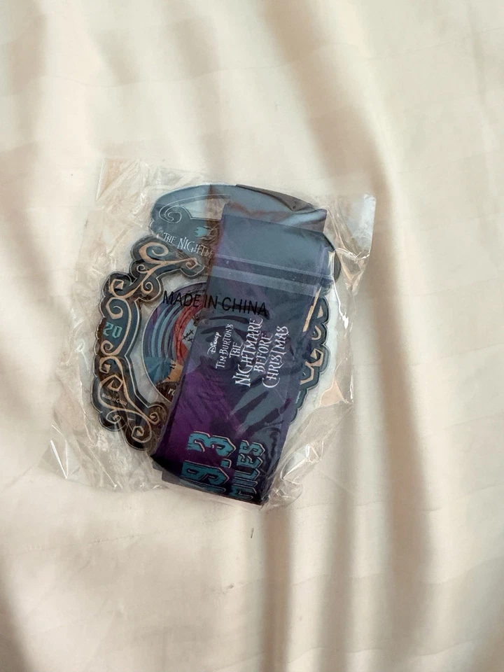 2024 Run Disney Halloween Medalla Maratón Escalofríos y Emociones Desafío Jack Foto 2 de 2