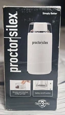 Proctor Silex Fresh Grind Electric Coffee & Spice Grinder White 80301PS