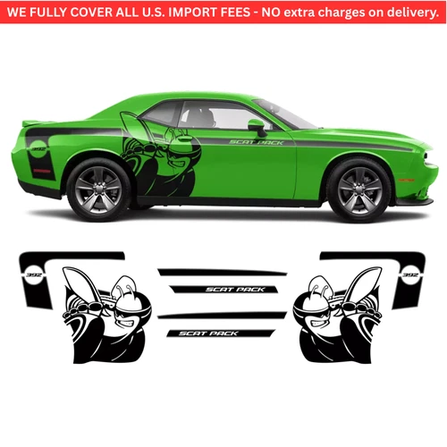 SCAT PACK side graphic for Dodge Challenger 2011 - 2022