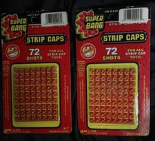 Super Bang Toy Strip Caps 72 Shot 2 Pack Vintage 