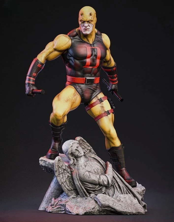 Statue Figurine DARDEVIL Attakus Marvel Universal cinema BD