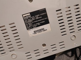 CONSOLE AMSTRAD GX 4000 COMPLETE ET FONCTIONELLE + JEU BURNIN RUBBER 1