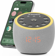 Sound Machine for Sleep, White Noise Sound Machine 388 Soothing Sounds, 3 Custom
