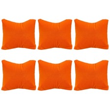 6pcs Watch Pillow, Velvet Watch Cushion Replacement Bracelet Pillow, Orange