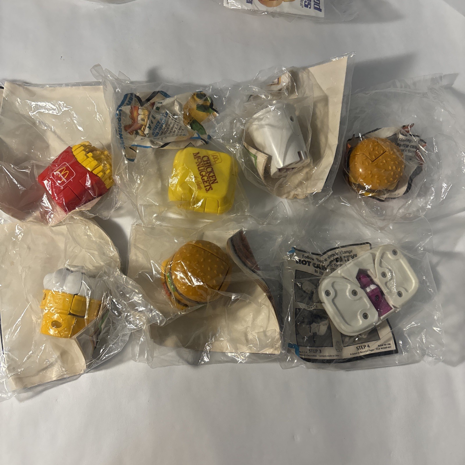 Mcdino Changeables Mcdonald's Happy Meal Toys Set Of 7 Sealed