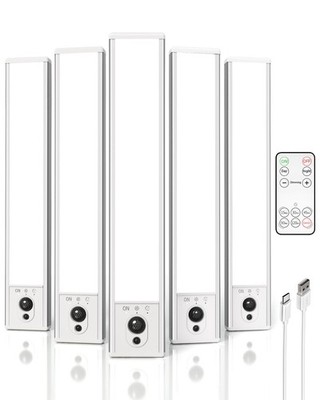 EZVALO Unterbau-Küchenleuchten, 5er-Pack 5700K 5er-Pack, kaltweiß 