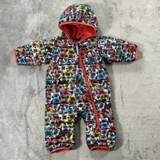 Burton Infant Buddy Bunting Snow Suit Girls 6M Floral Butterflies Dryride NWOT