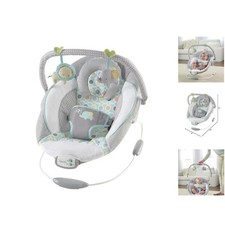Gender-Neutral Morrison Baby Bouncer with Vibrating Features Easy Clean Design