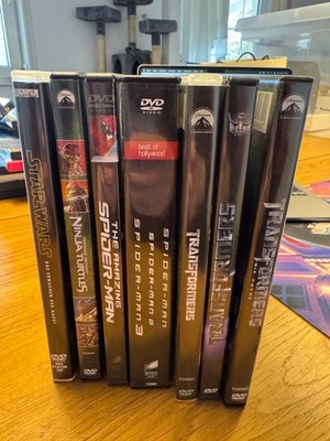 7 dvd sammlung - transformers  Spiderman Star Wars