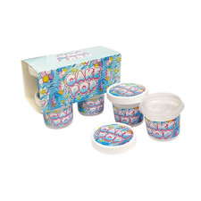 12 Pack - Ice Cream Pint Style Containers (Lids & Display Boxes) - Cake Pop