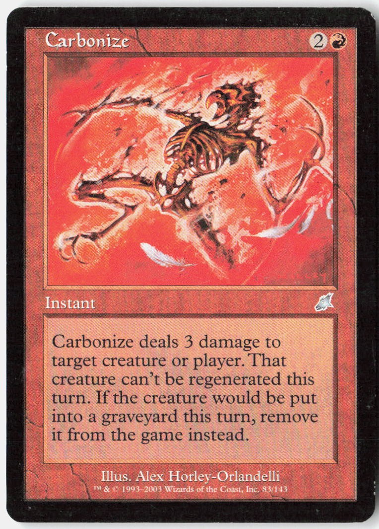 Magic - Carbonize Scourge [SCG - 83] NM Uncommon