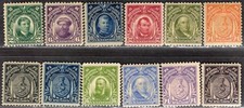 PHILIPPINES POSSESSIONS 1906 STAMP Sc # 241, 243, 245/6, 250/3, 256, 259/60A MH
