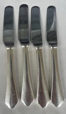 Mepra INOX Butter Spreader Butter Knife Made In Italy Set Of 4 Vintage