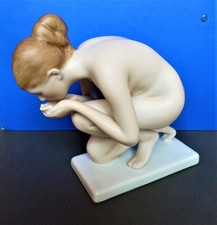 Porzellan figur Die trinkende Rosenthal Ernst Wenck farbig ⭐️⭐️⭐️⭐️⭐️*